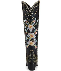 Azalea Wang Phineas Flower Embroidery Western Boots