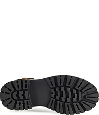 Azalea Wang Phrixus Asymmetrical Shaft Moto Mid Boots