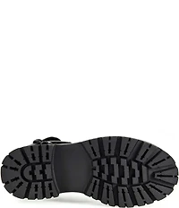 Azalea Wang Phrixus Asymmetrical Shaft Moto Mid Boots