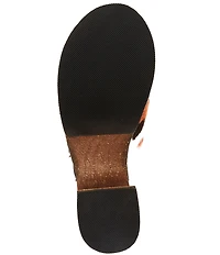 Azalea Wang Picard Cow Print Calf Hair Platform Mules