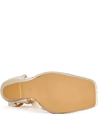 Azalea Wang Pirouette Wrap Around Inverted Wedge Ballet Pumps