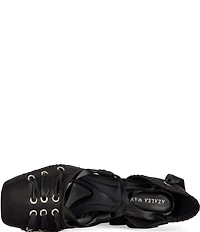 Azalea Wang Pirouette Wrap Around Inverted Wedge Ballet Pumps
