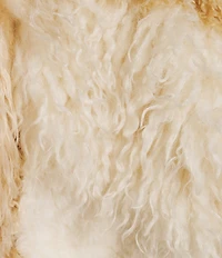 Azalea Wang Plus Size Taher Faux Fur Patchwork Shawl Collar Oversize Trench Coat