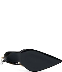 Azalea Wang Rabindra Rhinestone Ankle Bracelet Dress Pumps