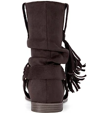 Azalea Wang Rainer Fringed Slouch Thong Sandals