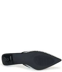 Azalea Wang Reanna Rhinestone Studded Dress Mules