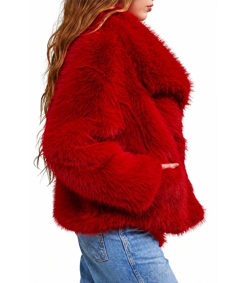 Azalea Wang Reginia Oversize Shawl Collar Snap Front Jacket