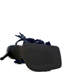 Azalea Wang Romi Rhinestone Flower Dress Sandals