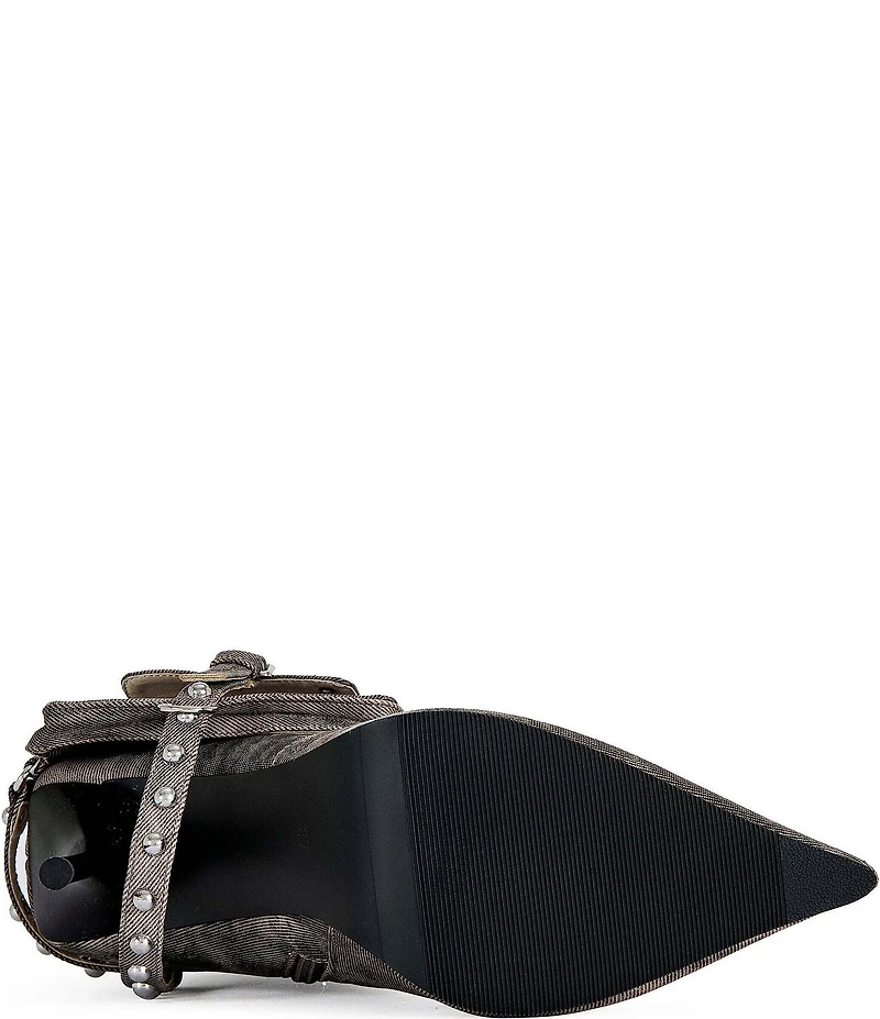 Azalea Wang Rondel Distressed Side Pocket Stiletto Boots