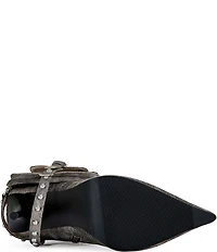 Azalea Wang Rondel Distressed Side Pocket Stiletto Boots