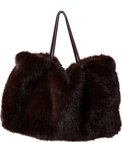 Azalea Wang Roxana Faux Fur Tote Bag