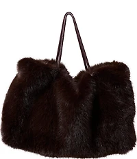 Azalea Wang Roxana Faux Fur Tote Bag