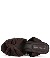 Azalea Wang Saki Ankle Tie Platform Block Heel Sandals