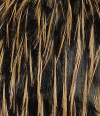 Azalea Wang Saoirse Faux Fur Oversize Collared Cropped Bolero Jacket