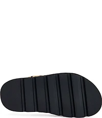 Azalea Wang Sarinda Tiger Print Calf Hair Platform Mules