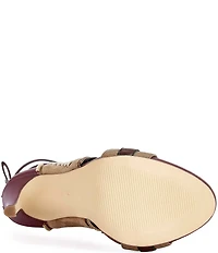 Azalea Wang Shai Lace Up Front Tall Shaft Gladiator Sandals