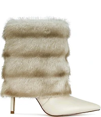 Azalea Wang Simon Faux Fur Foldover Booties