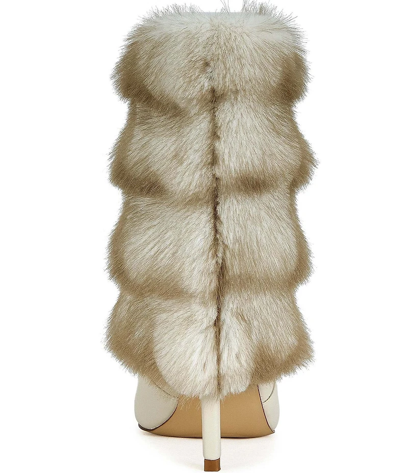 Azalea Wang Simon Faux Fur Foldover Booties