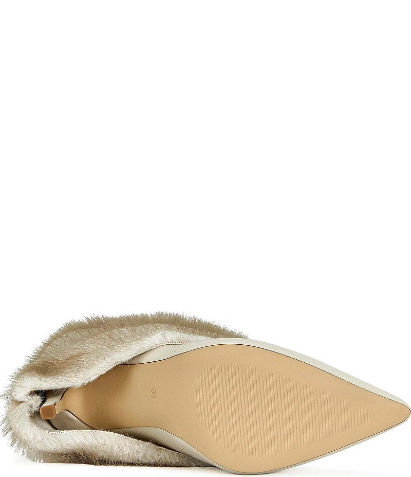 Azalea Wang Simon Faux Fur Foldover Booties