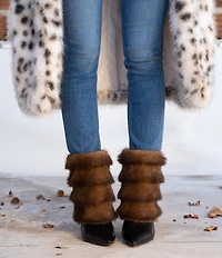 Azalea Wang Simon Faux Fur Foldover Booties