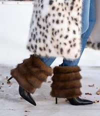 Azalea Wang Simon Faux Fur Foldover Booties