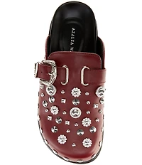 Azalea Wang Swiftly Studded Platform Clogs