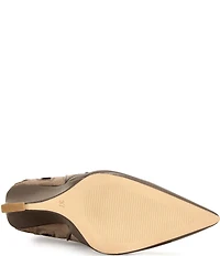 Azalea Wang Talayah Studded Cut Out Western Wedge Booties