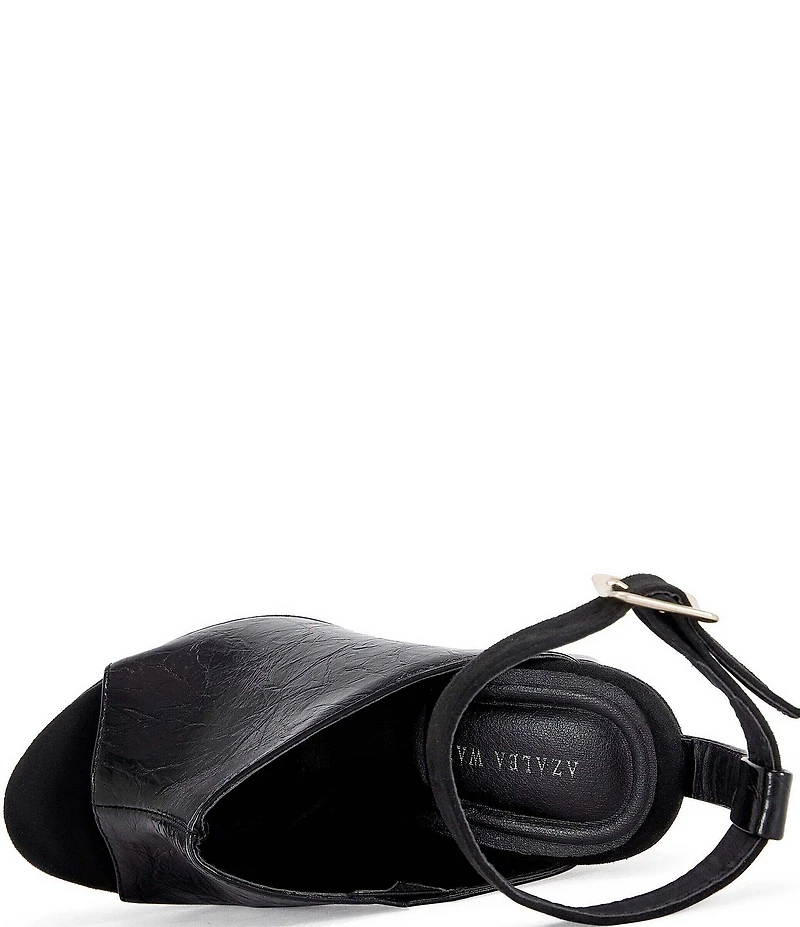 Azalea Wang Tana Ankle Strap Platform Wedge Sandals