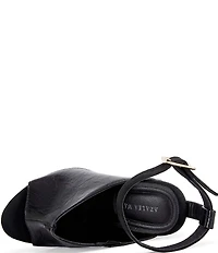 Azalea Wang Tana Ankle Strap Platform Wedge Sandals