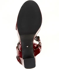 Azalea Wang Tarynn O-Ring Hardware Platform Block Heel Sandals