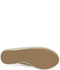 Azalea Wang Teatree Woven Metallic Platform Clogs