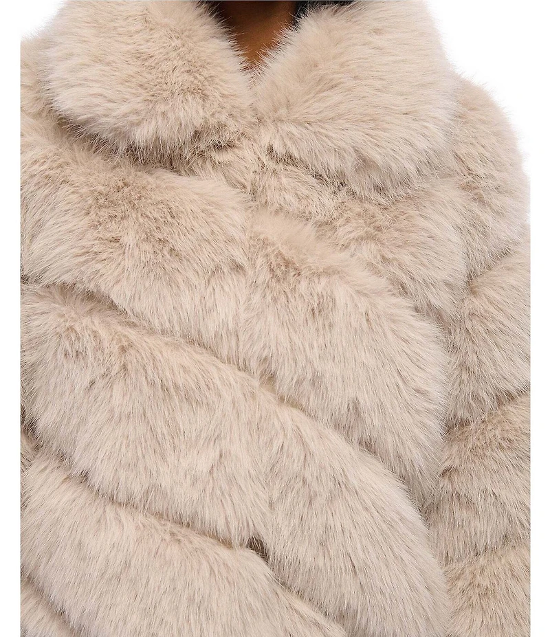 Azalea Wang Tumi Faux Fur Collared Filled Jacket