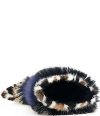 Azalea Wang Upendo Faux Fur Stiletto Pointed Toe Tall Boots