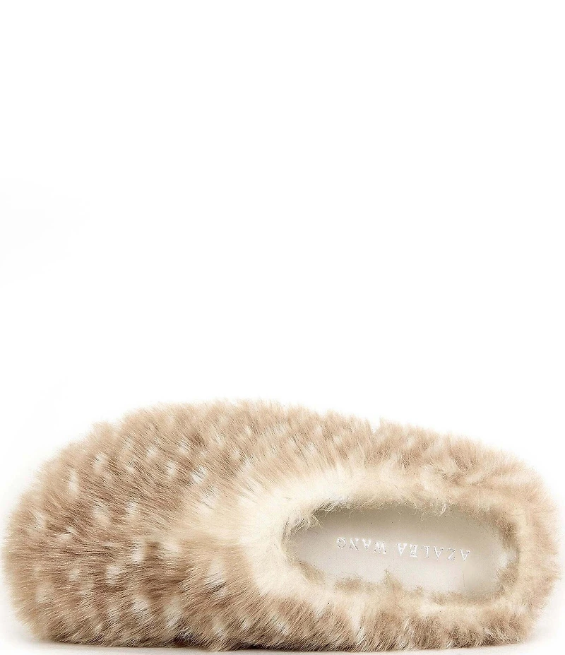 Azalea Wang Upnettee Faux Fur Platform Mules