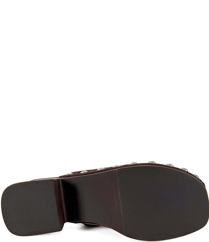 Azalea Wang Walinda Studded Mule Clogs