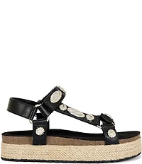 Azalea Wang Watkins Concho Espadrille Platform Sandals