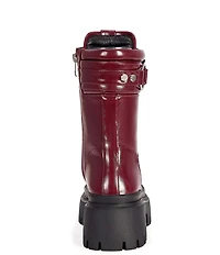 Azalea Wang Wednesday O-ring Strap Lug Platform Combat Boots