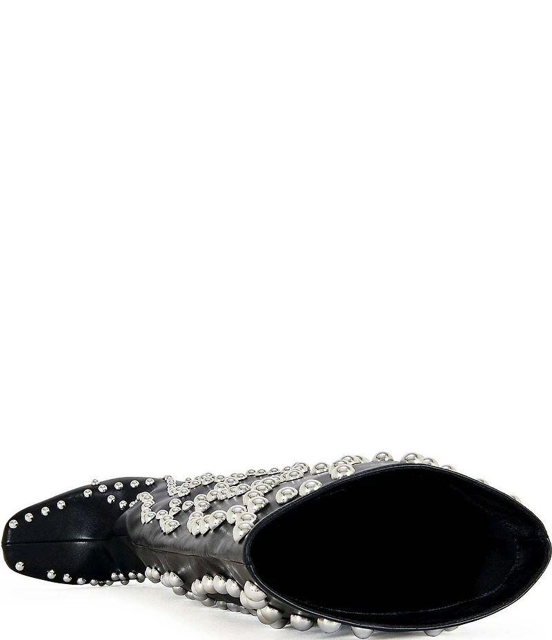 Azalea Wang Wells Studded Tall Boots
