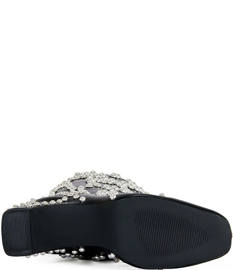 Azalea Wang Wells Studded Tall Boots