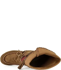 Azalea Wang Weret Moccasin Mid Calf Boots