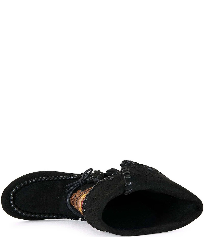 Azalea Wang Weret Moccasin Mid Calf Boots