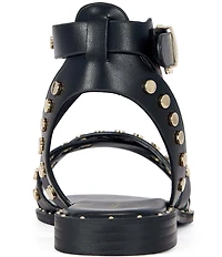 Azalea Wang Whistler Studded Strappy Flat Sandals