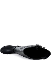 Azalea Wang Xalima Buckled O-Ring Harness Hardware Tall Boots