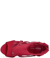 Azalea Wang Xareni Perforated Platform Wedge Sandals