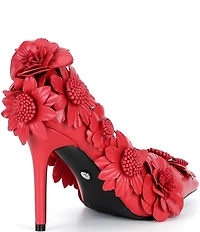 Azalea Wang Zarah Floral Applique Pumps