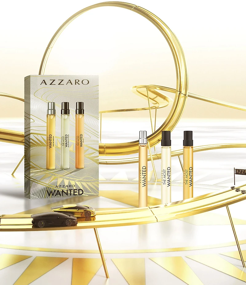 Azzaro Wanted Men's 3-Piece Travel Spray Discovery Set