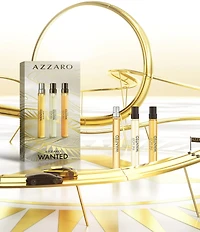 Azzaro Wanted Men's 3-Piece Travel Spray Discovery Set