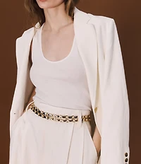 B-Low the Belt 0.375#double; Etta Chain Belt