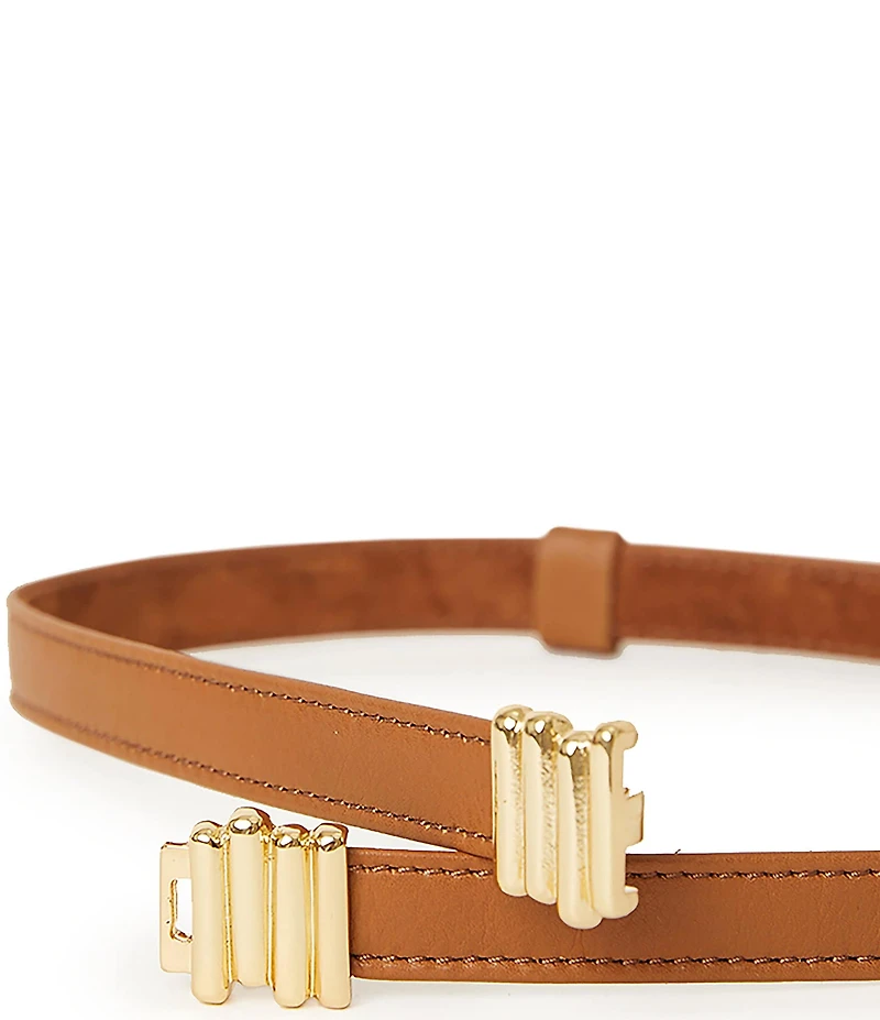 B-Low the Belt 0.75#double; Diem Leather Belt