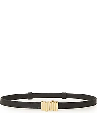 B-Low the Belt 0.75#double; Diem Leather Belt